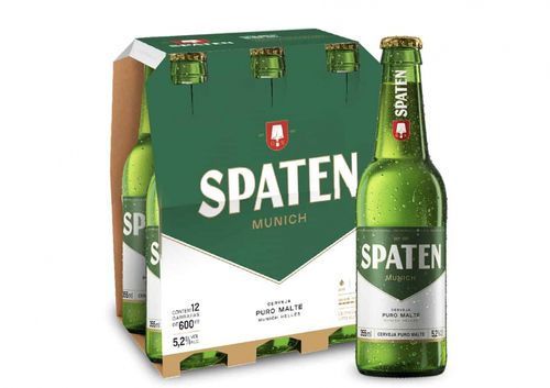 Caixa Spaten 330 ml Long Neck com 6 un
