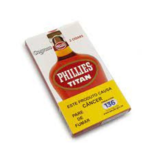 Caixa Charuto Phillies Titan Cognac