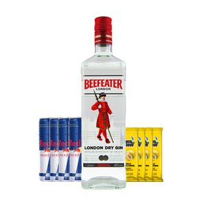 Combo Gin Beefeater london com 05 Redbull Tropical+ 05 Gelo de Sabor