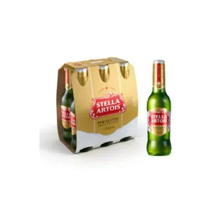 Caixa Stella 330 ml Sem Glúten Long Neck com 6 un