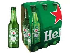 Caixa Heineken 330 ml Long Neck com 6 un