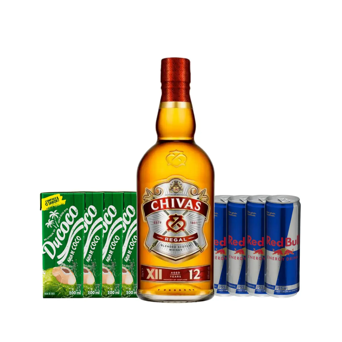 Combo Whisky Chivas Regal 4/4