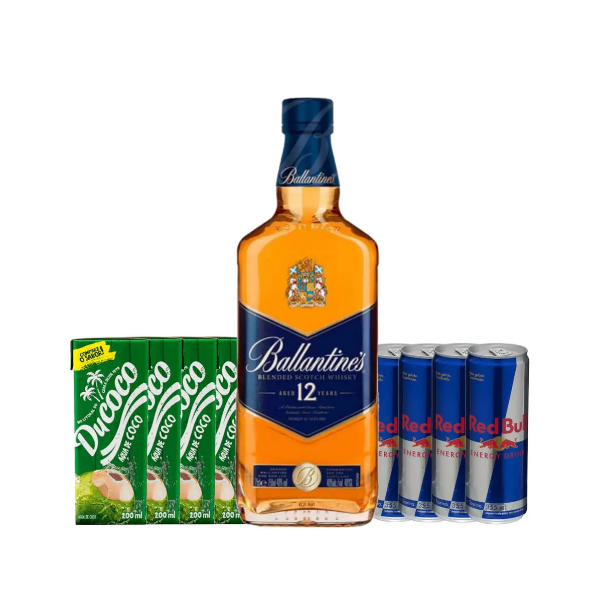 Combo Whisky Ballantines 12 Anos 4/4