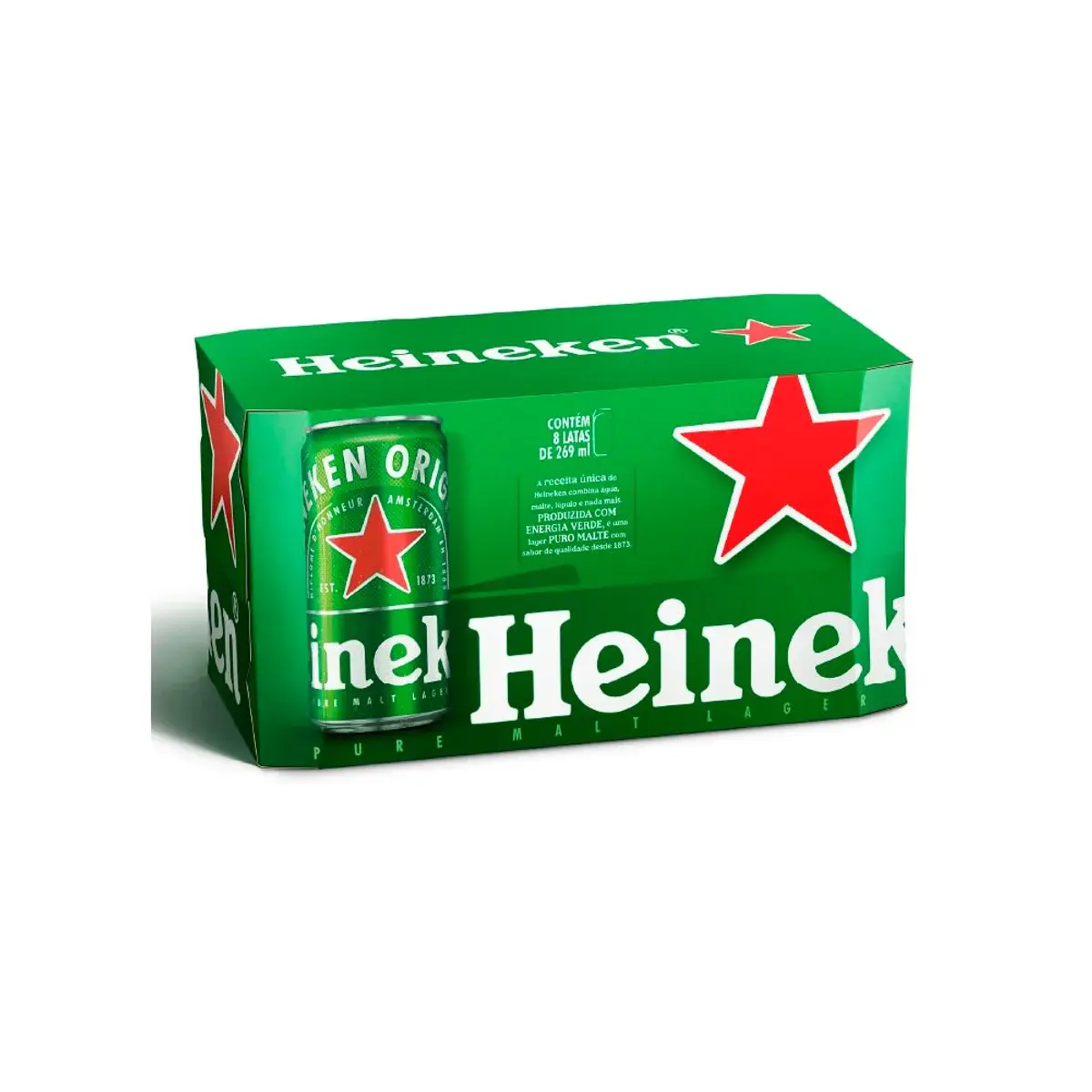 Caixa Heineken 269 ml com 8 un
