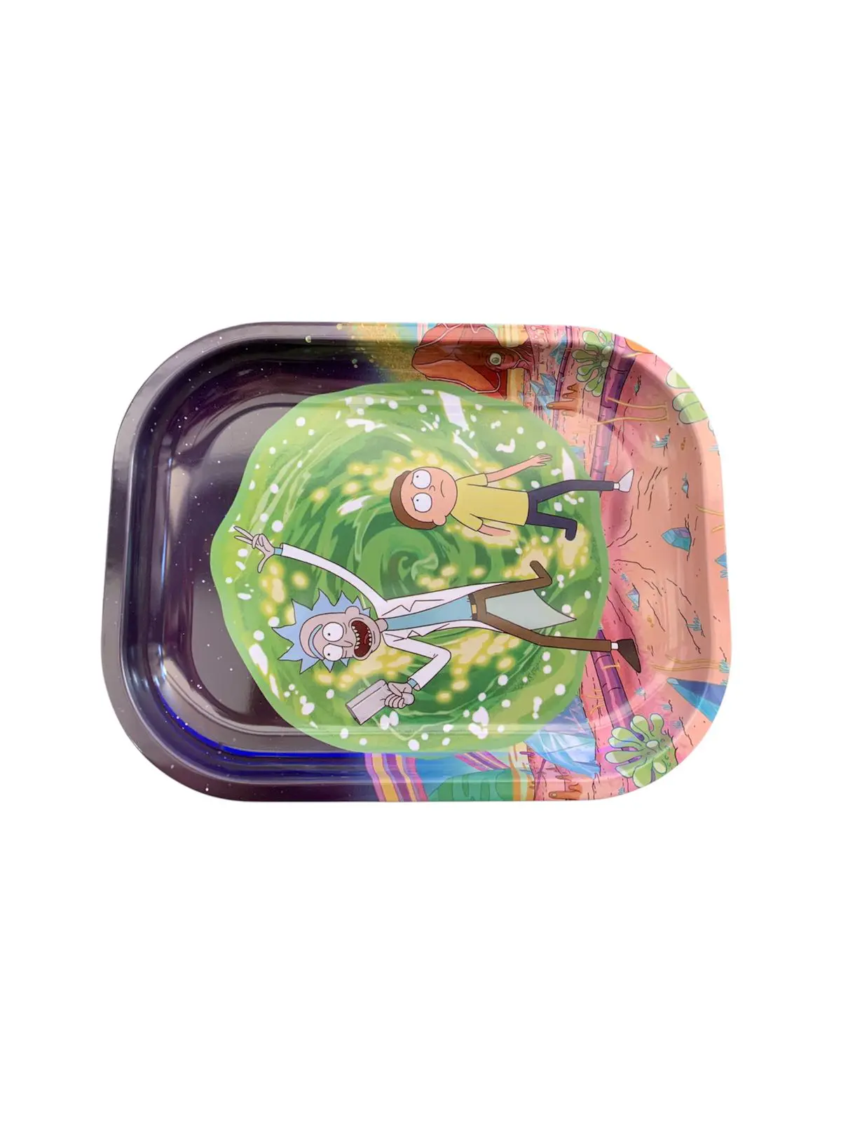Bandeja de Metal Rick And Morty Estampada