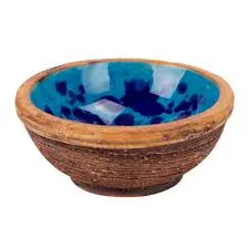 Cuia Cerâmica Mo Brisa Azul Escuro