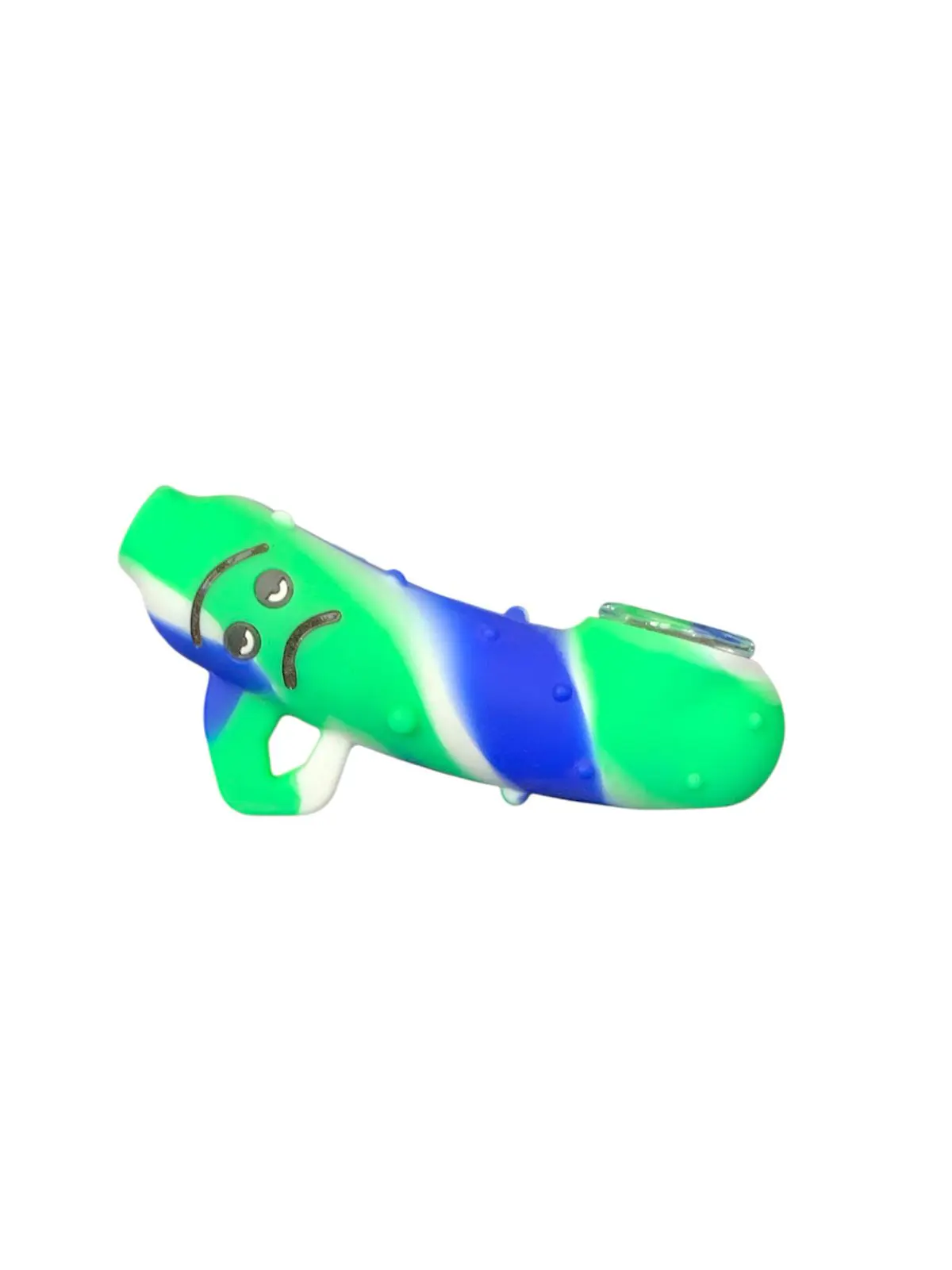 Pipe de Silicone Verde/Azul