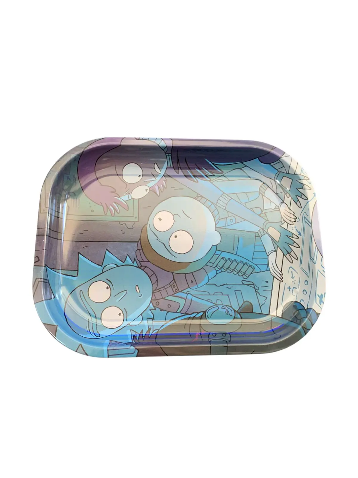 Bandeja de Metal Ricky And Morty Azul