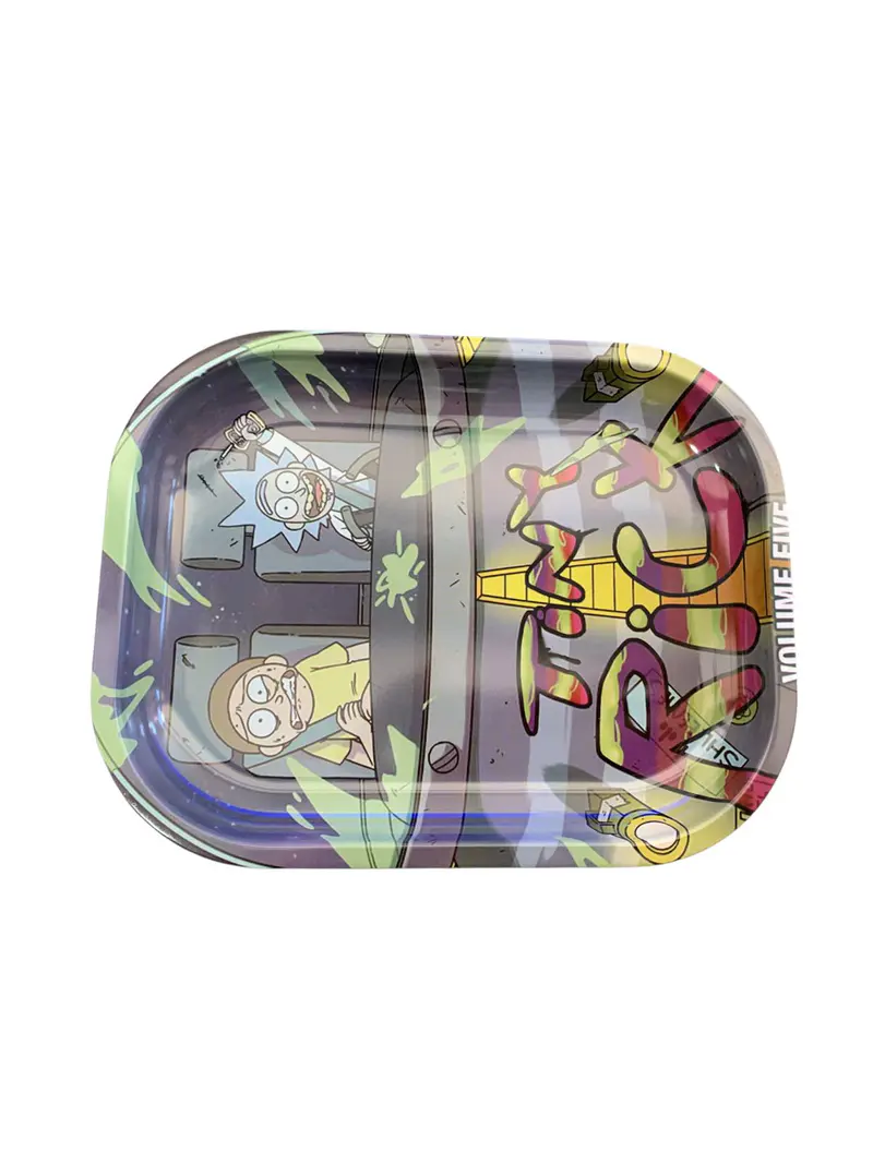 Bandeja de Metal Rick And Morty Carro