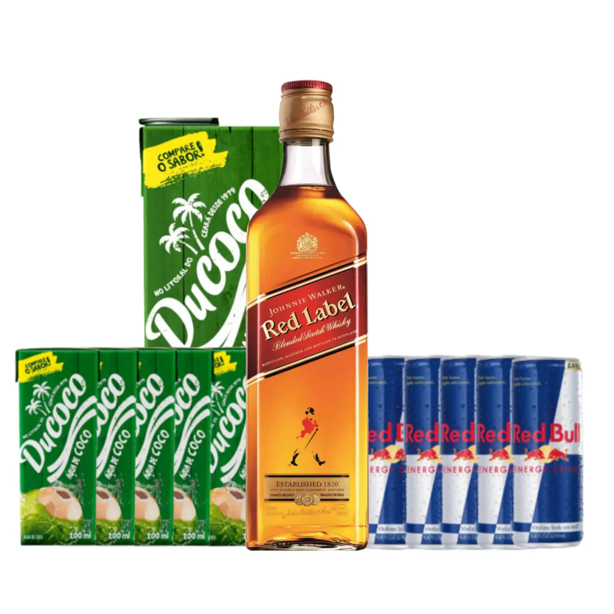 Combo Whisky Red Label 5/5