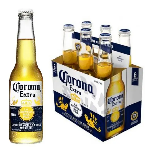 Caixa Corona 330 ml Long Neck com 6 un 