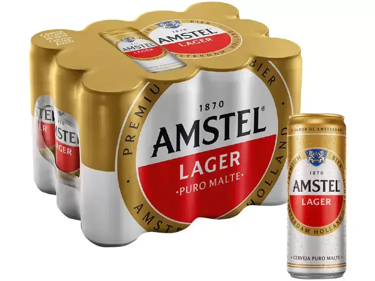 Caixa Amstel 350 ml Slim com 12 un 