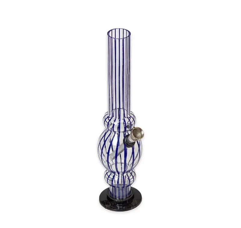 Bong de Acrílico Listrado - Azul