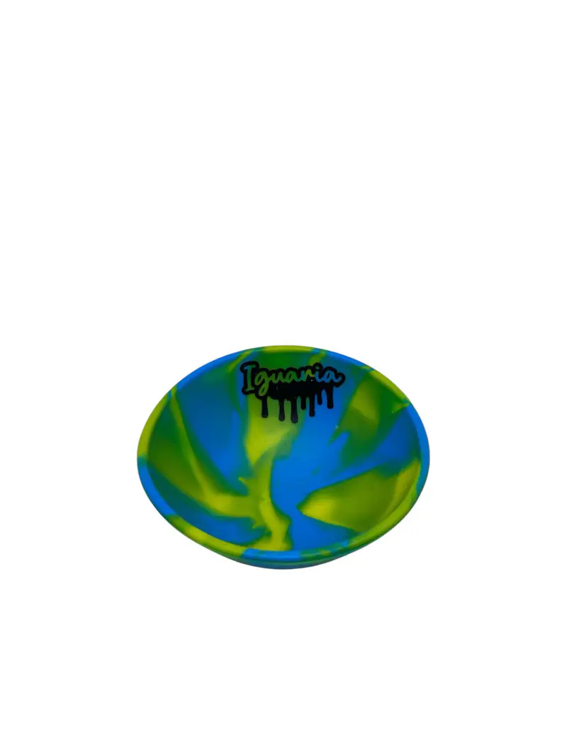 Cuia De Silicone Iguaria - Verde e Azul