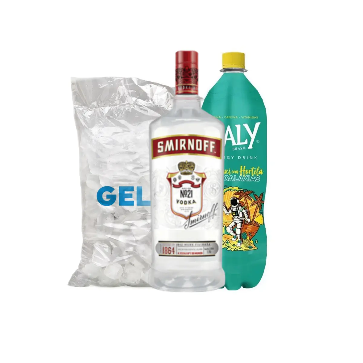 Combo Smirnoff Com Baly Abacaxi com Hortelã