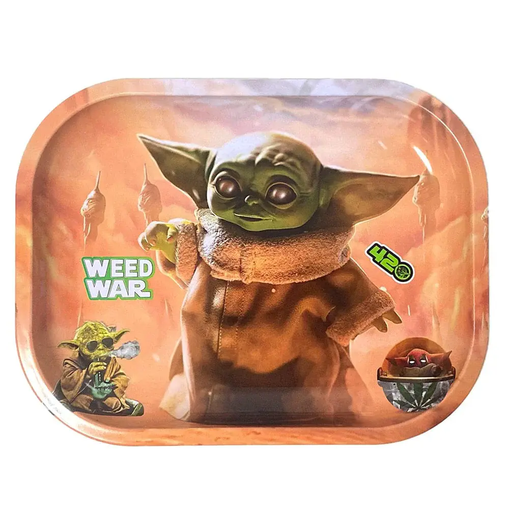Bandeja de Metal Pequena- Baby Yoda