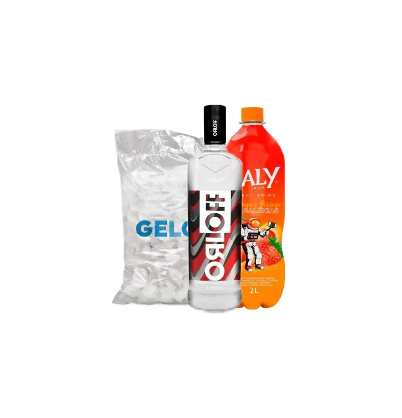 Combo Orloff com Baly Morango e Pêssego 2L