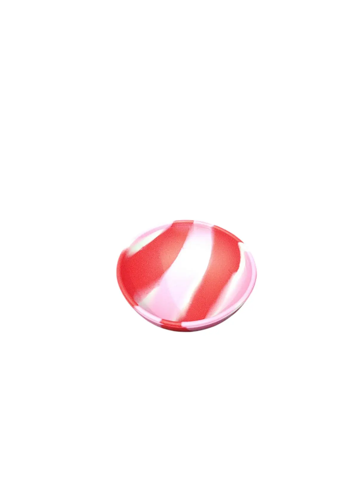 Cuia de Silicone Pequena - Vermelho com Rosa