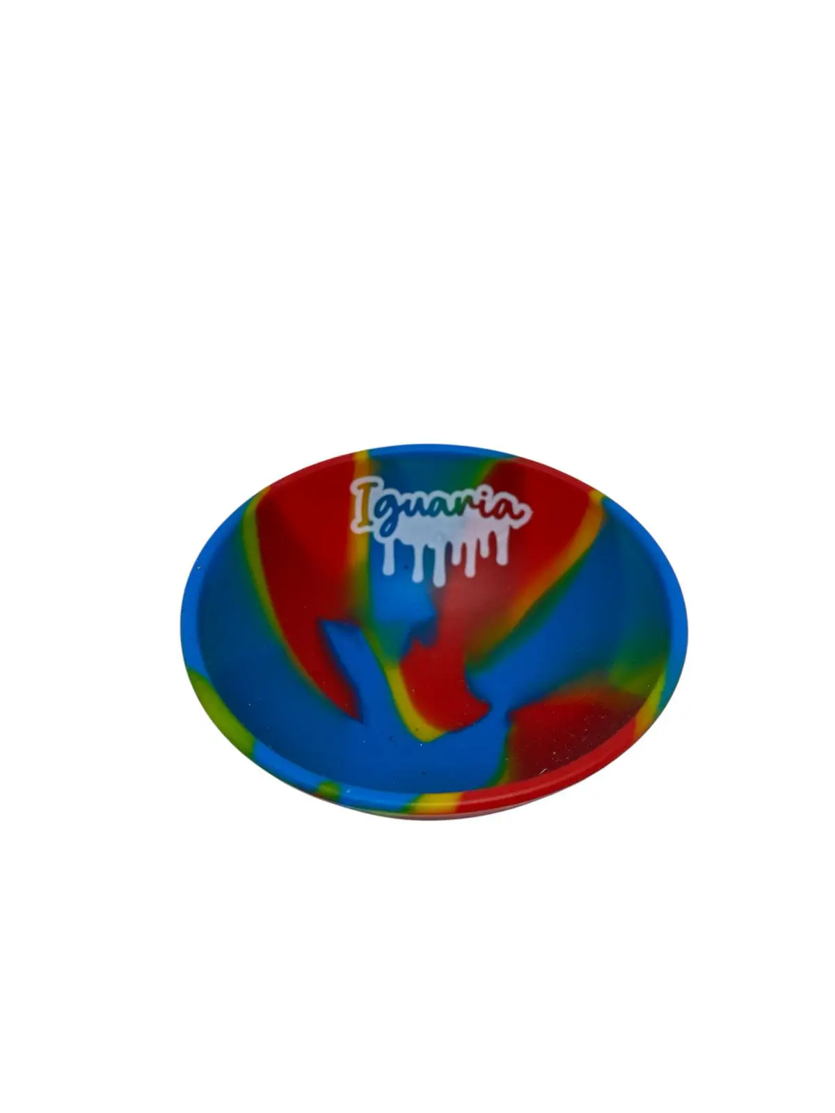 Cuia de Silicone Iguaria - Azul e Vermelho