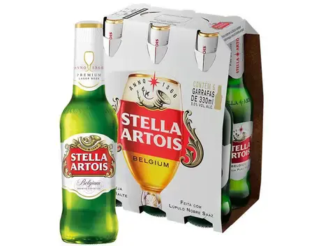 Caixa Stella 330 ml Long Neck com 6 un